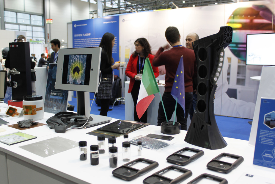 The Graphene Flagship booth at Composites Europe 2016
