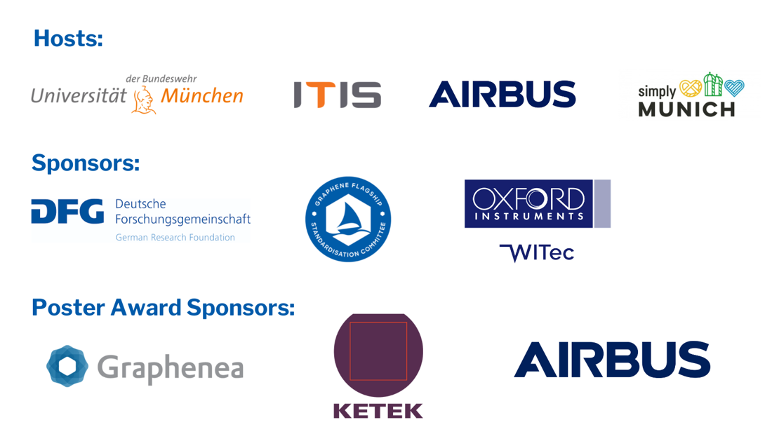 Graphene Week 2022 Sponsor and Host logos