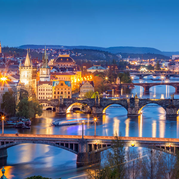 Prague bridge