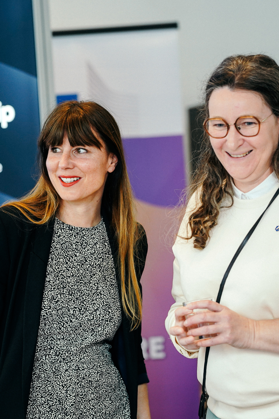 EC project officer Emilie Klecha and 2D-EPL technical leader Inge Asselberghs